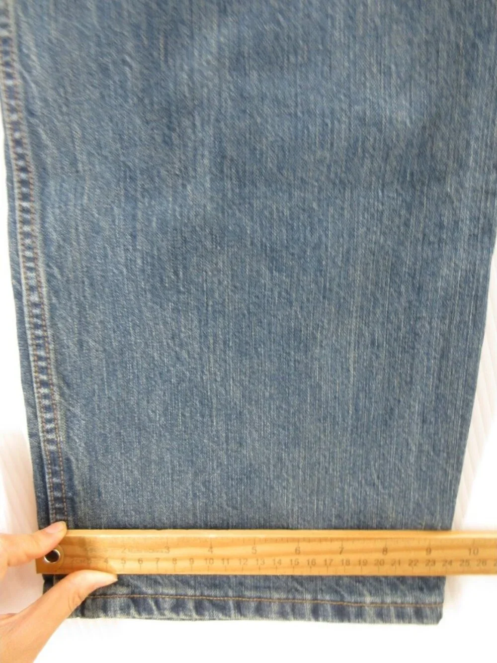 Bills Khakis Jeans 44X32 Straight Denim Classic Fit Vintage Wash NEW